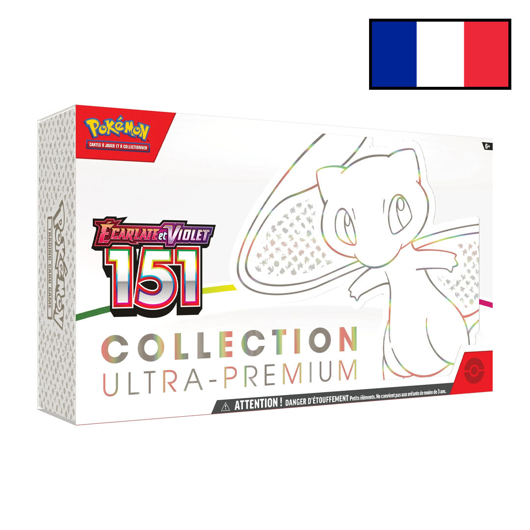 Pokemon - Ecarlate et Violet 151 (EV3.5) - Coffret Ultra-Premium Mew-ex :  16 boosters -Jeux de société - Jeux de Cartes à Jouer et à Collectionner 
