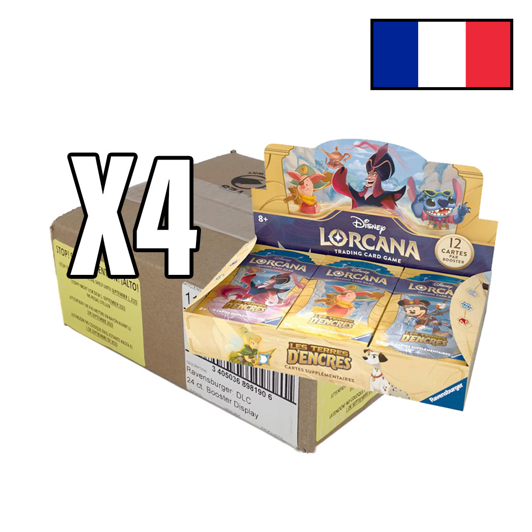 Disney Lorcana - Case of 4 Boxes - The Ink Lands - FR OutpostBrussels Disney Lorcana - Case of 4 Boxes - The Ink Lands - FR OutpostBrussels
