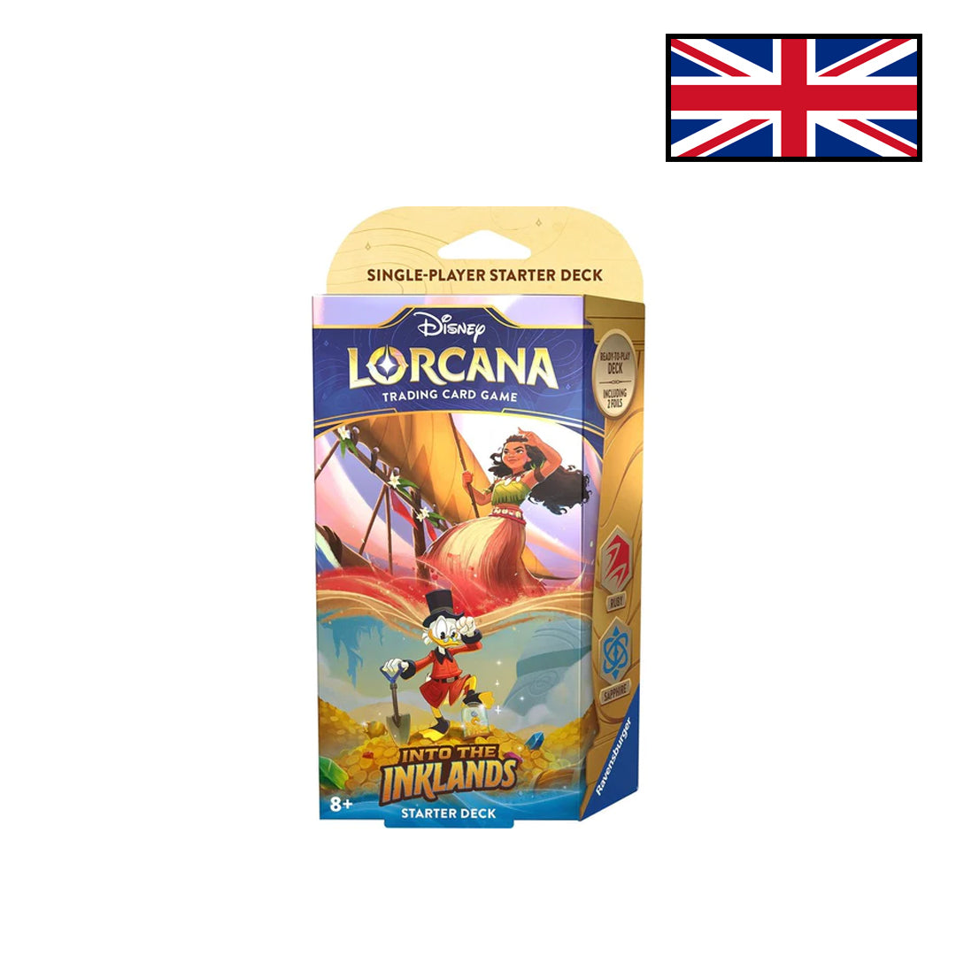 Disney Lorcana - Into the Inklands Starter Deck Moana & Scrooge McDuck OutpostBrussels Disney Lorcana - Into the Inklands Starter Deck Moana & Scrooge McDuck OutpostBrussels