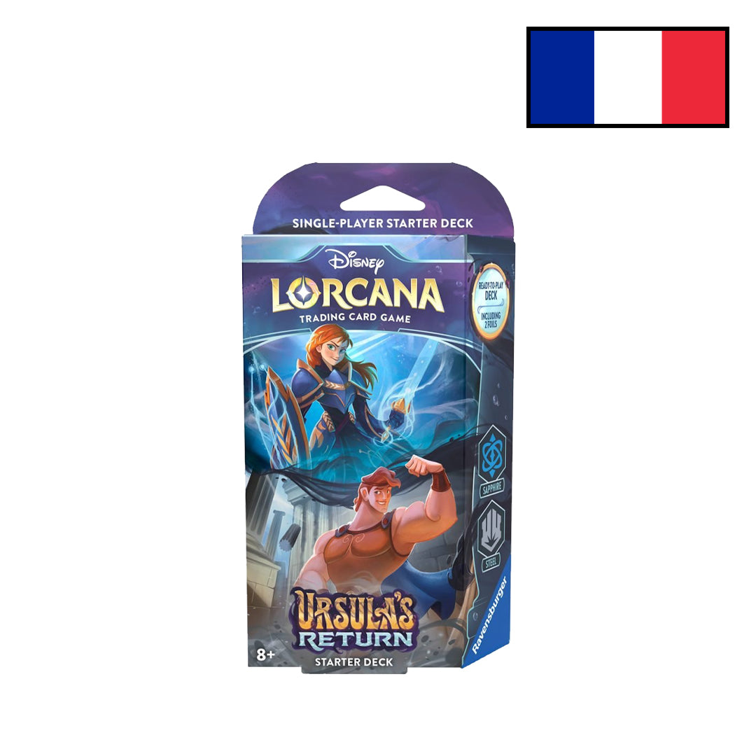 Disney Lorcana - Le Retour d'Ursula - Deck Saphir Acier - FR