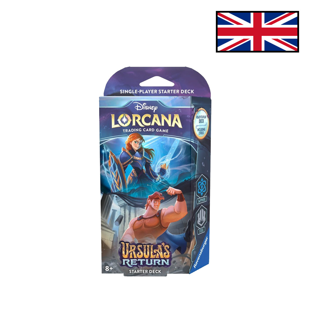 lorcana steel starter deck Disney Lorcana - Ursula's Return - Sapphire Steel Deck