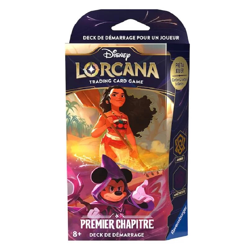 Disney Lorcana : Deck de Démarrage Vaiana / Mickey - FR