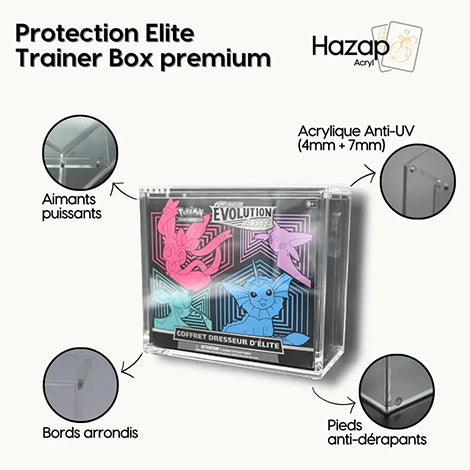 Hazap Acryl - Elite Trainer Box Protection Acrylique