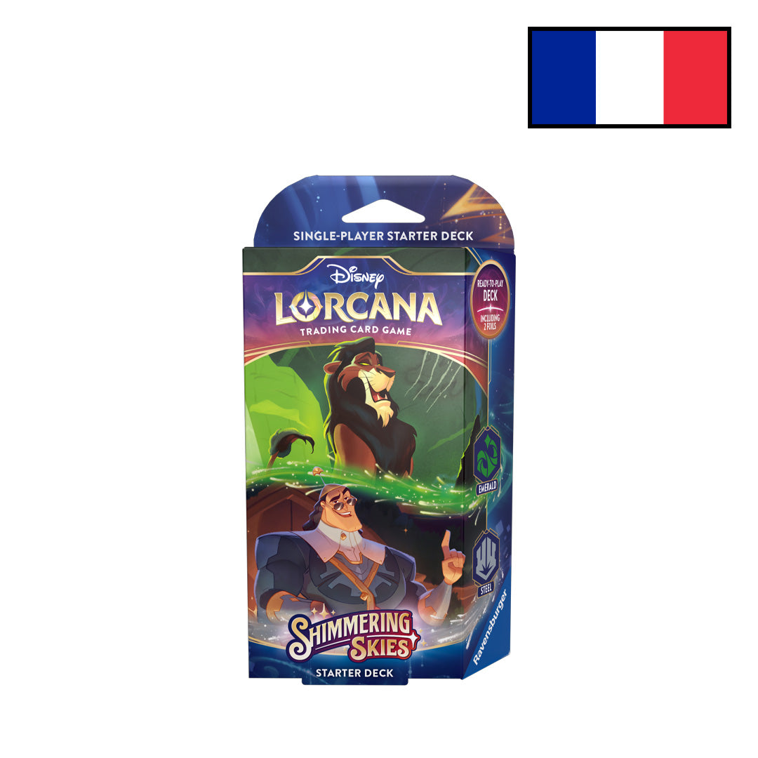 Lorcana - Ciel Scintillant - Deck Emeraude et Acier - FR