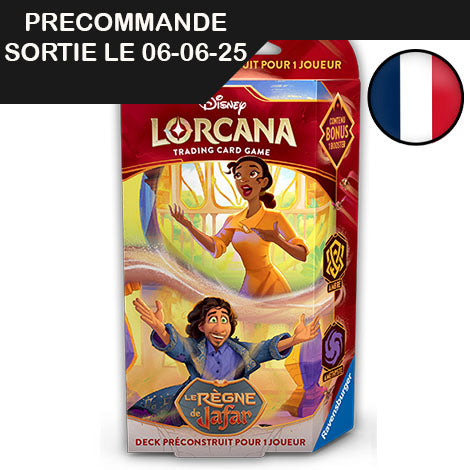 Lorcana - Reign of Jafar - Set 8 - Amber & Amethyst Starter Deck ( OutpostBrussels Lorcana - Reign of Jafar - Set 8 - Amber & Amethyst Starter Deck ( OutpostBrussels