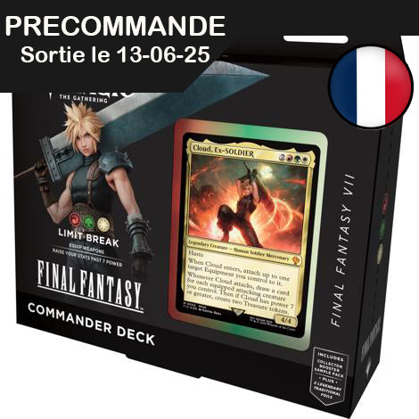MTG - Commander - Limit Break (ROUGE-VERT-BLANC) – FINAL FANTASY VII (Cloud) - FR