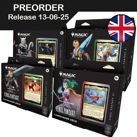 ether final fantasy mtg MTG - Commander - Pack of 4 - FINAL FANTASY