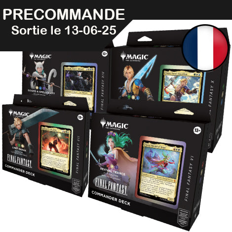 MTG - Commander - Pack de 4 - FINAL FANTASY - FR
