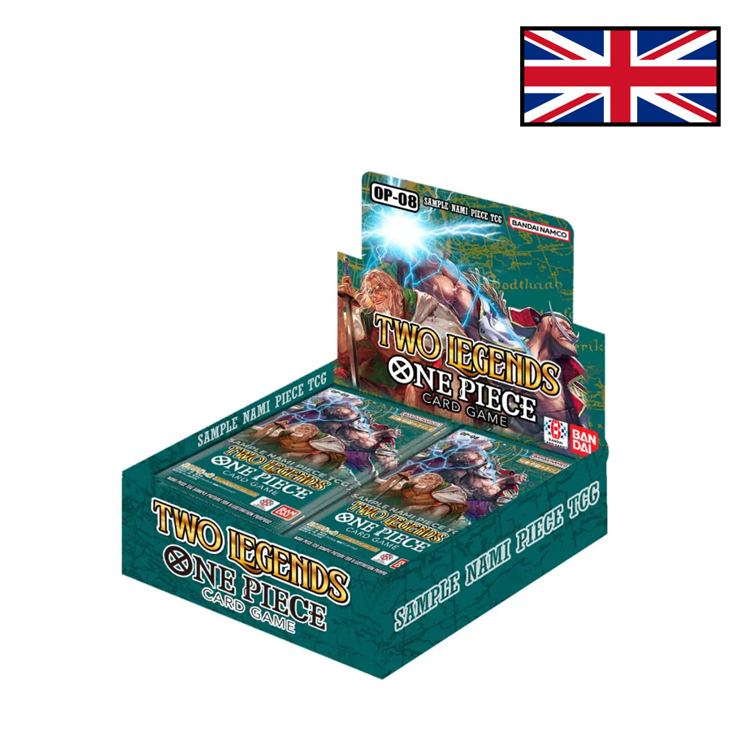 one piece tcg: two legends - booster box One Piece Card Game - Two Legends - OP08 Booster Display (24 Packs)