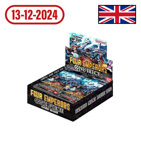 One Piece Card Game - OP09 - The Four Emperors Booster Display (24 Packs) - EN