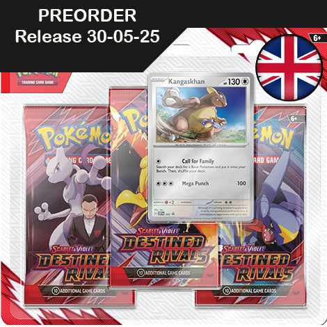 POKEMON - Destined Rivals SV10 - Tripack Kangaskhan - EN