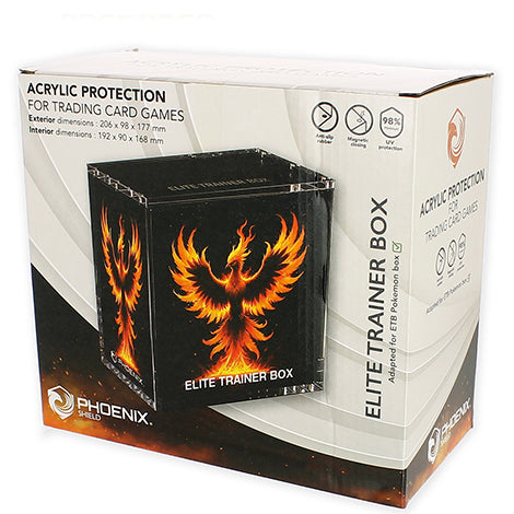 Phoenix Shield - Elite Trainer Box Protection Acrylique