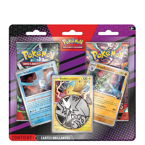 Pokémon - Blister 2 Boosters Amélioré – Édition Team Rocket - FR