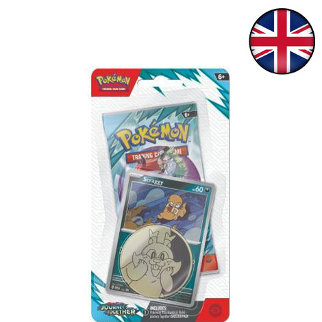 Pokemon - Journey Together - Checklane blister - Scraggy - EN