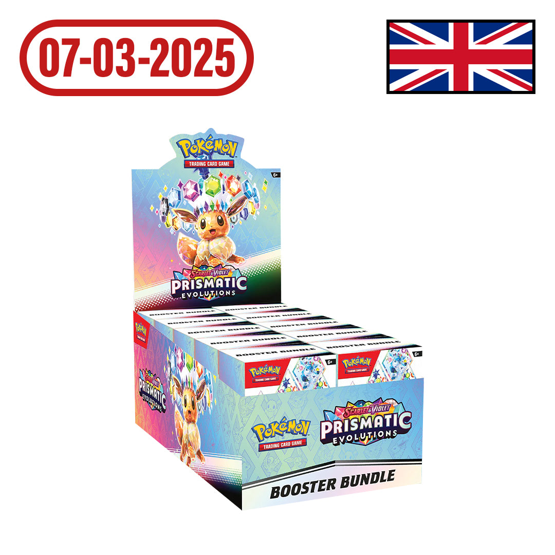 Pokmon - Prismatic Evolutions Booster Bundle Display - EN OutpostBrussels Pokmon - Prismatic Evolutions Booster Bundle Display - EN OutpostBrussels