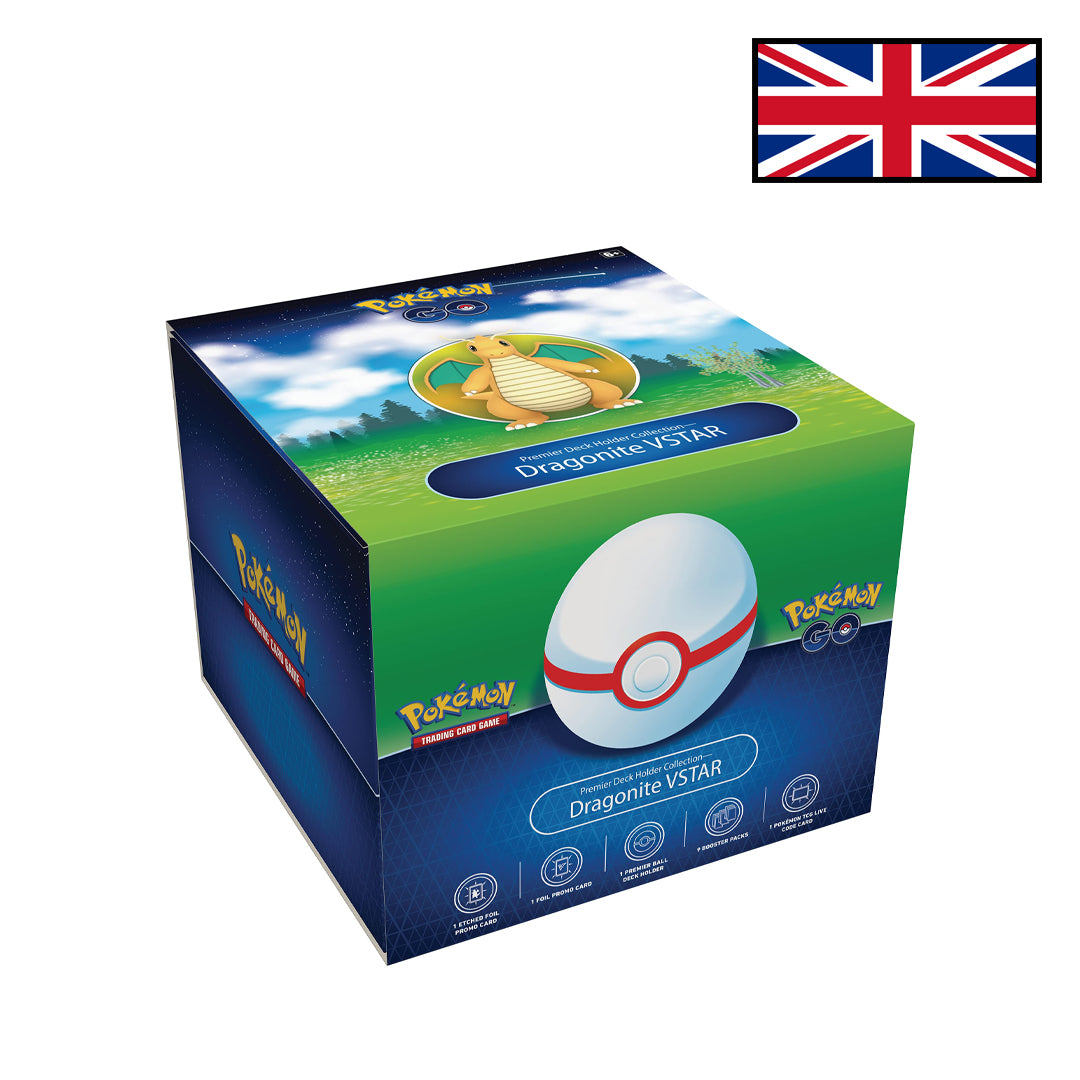 Pokemon Go Premier Deck Holder Collection Dragonite VSTAR Box