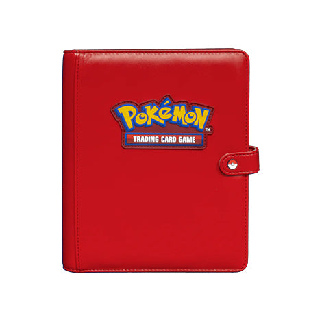 Ultra Pro - Premium Red 4-Pocket Snap Binder
