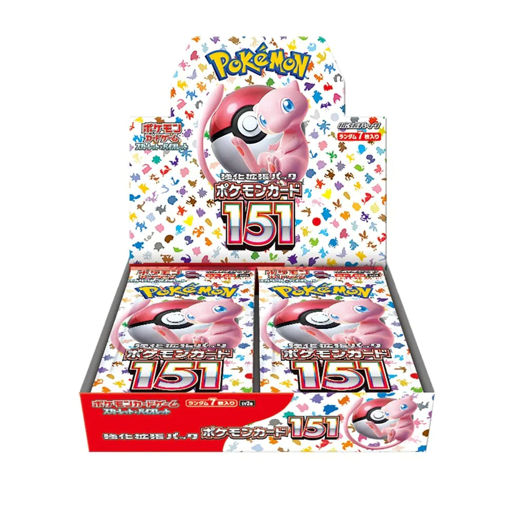 Scarlet & Violet Pokemon Card 151 sv2a Booster Box - Japanese