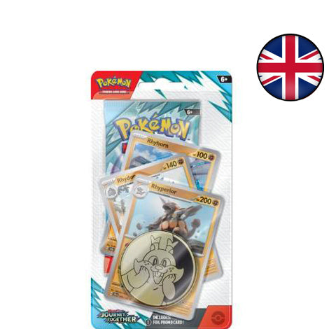 Pokemon - Journey Together - Premiun Checklane blister - Rhyhorn/Rhydon/Rhyperior - EN