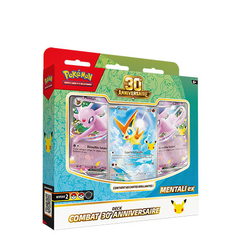 Pokémon · 30e Anniversaire - Deck de Combat Mentali-ex - FR
