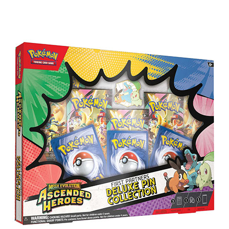 Pokémon Deluxe Pin Collection First Partners Ascended Heroes (ME2