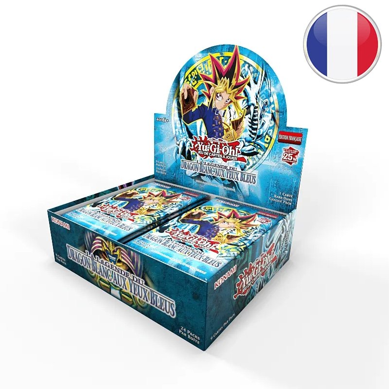Box of 24 Boosters The Legend of the Blue-Eyes White Dragon (25th) - F OutpostBrussels Box of 24 Boosters The Legend of the Blue-Eyes White Dragon (25th) - F OutpostBrussels