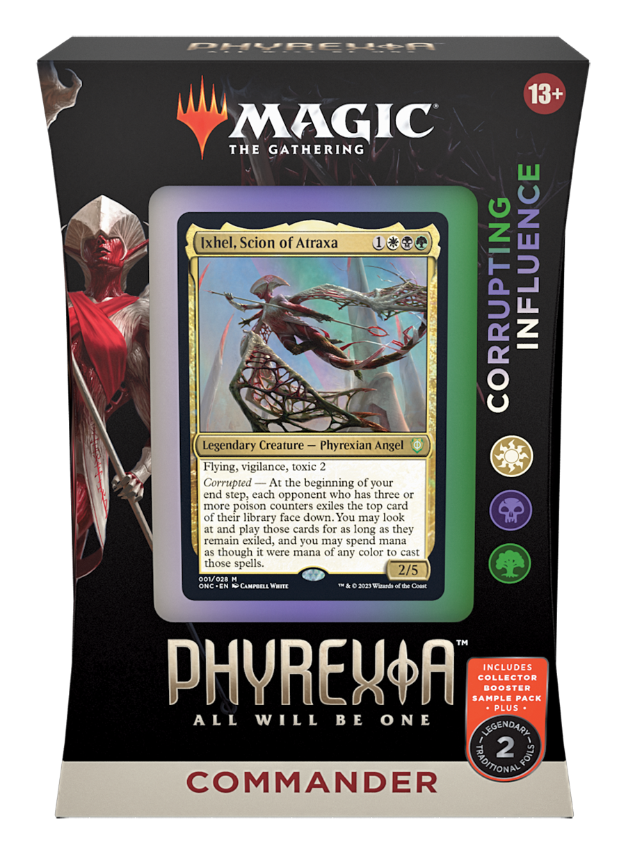 Phyrexia: All will be One Commander Deck - Corrupting Influence - EN OutpostBrussels Phyrexia: All will be One Commander Deck - Corrupting Influence - EN OutpostBrussels