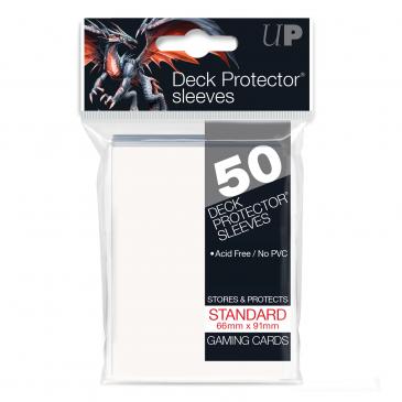 Ultra Pro White 50 Sleeves Standard Size - OutpostGaming - Stay Safe