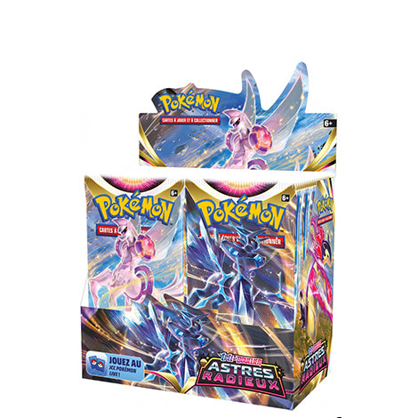 Box of 36 Sword and Shield Boosters EB 10 – Radiant Astres FR