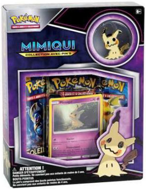 Collection avec pin's Mimiqui - FR (Booster Evolutions)