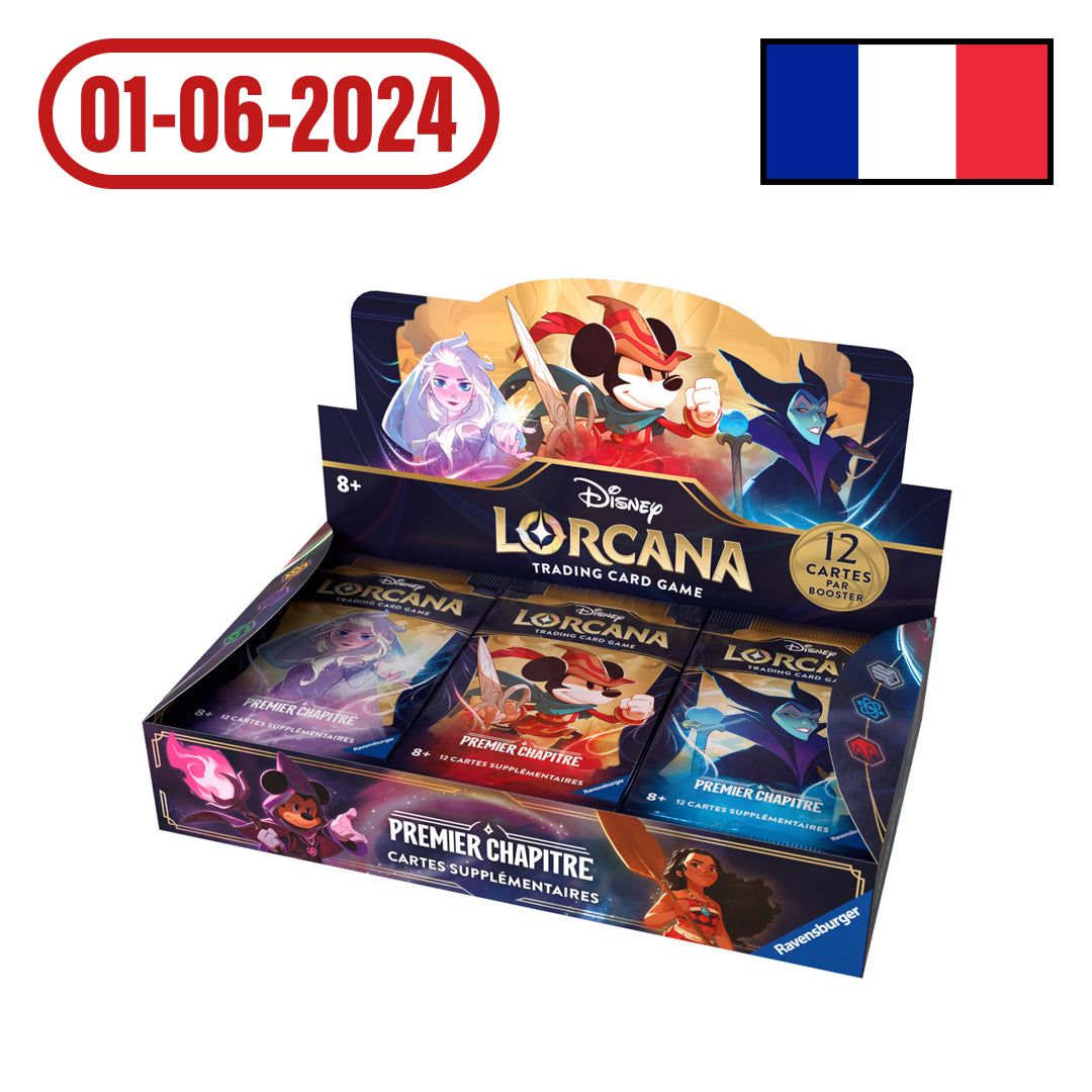 Disney Lorcana - Boîte de 24 Boosters - Premier Chapitre - FR