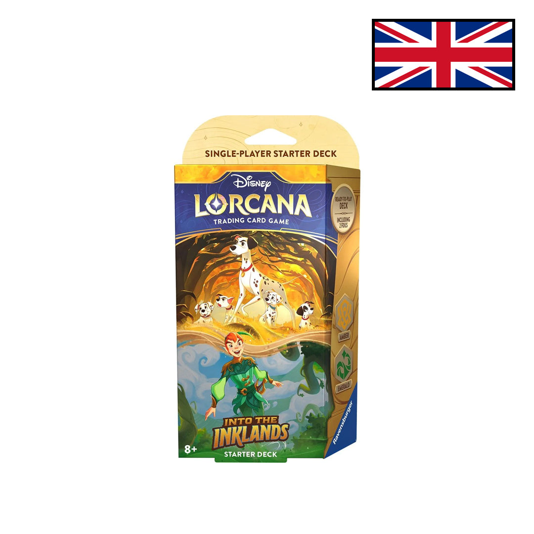 Disney Lorcana - Into the Inklands Starter Deck 101 Dalmatians & Peter Pan - EN
