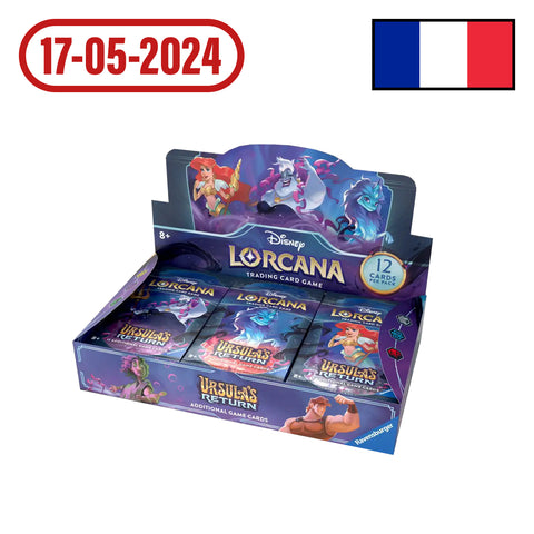 Disney Lorcana - Le Retour d'Ursula - Boîte de 24 Boosters - FR