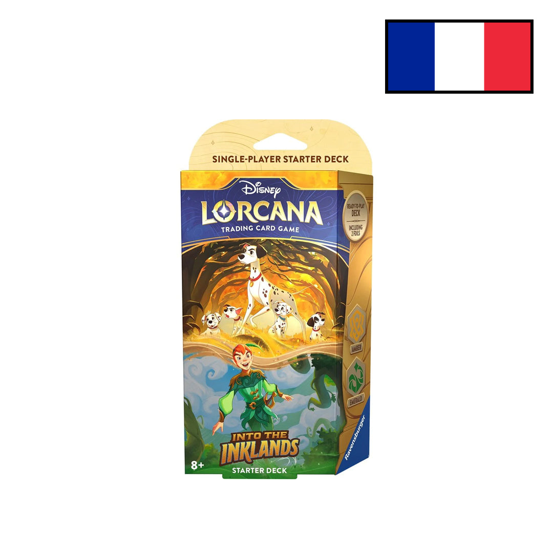 Disney Lorcana - Les Terres d'Encres - Deck de Démarrage 101 Dalmatiens / Peter Pan - FR