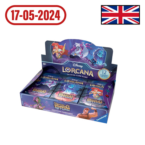 Disney Lorcana - Ursula's Return - 24 Boosters Box - EN