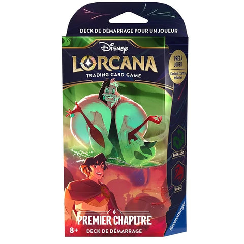 Disney Lorcana : Deck de Démarrage Cruella / Aladin - FR