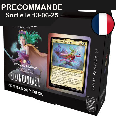 MTG - Commander - Revival Trance (ROUGE-BLANC-NOIR) – FINAL FANTASY VI (Terra) - FR