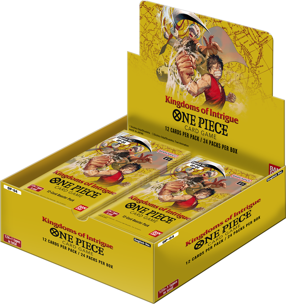 One Piece Card Game - Kingdoms Of Intrigue - OP04 Booster Display (24 Packs) - EN
