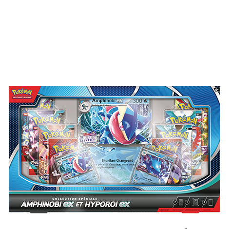Pokémon - Coffret Amphinobi Ex et Hyporoi Ex - FR