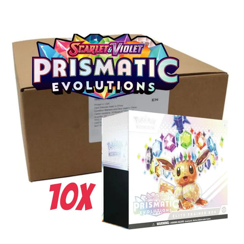 Pokémon - Case of 10 Prismatic Evolutions Elite Trainer Box - EN