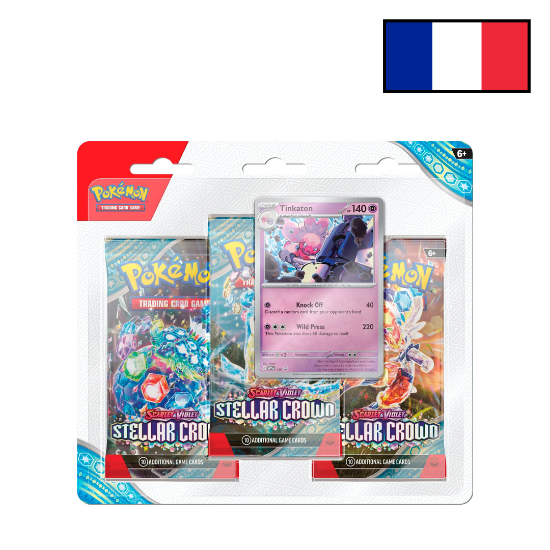 Pokémon - Couronne Stellaire EV07 - Tri-Pack Forgelina - FR