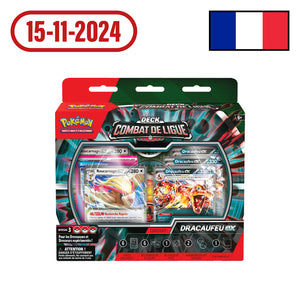 Pokémon - Deck de Ligue de Combat Dracaufeu EX et Roucarnage EX - FR