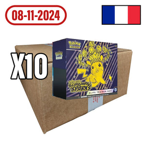 Pokémon - Etincelles Déferlantes EV08 - Case de 10 Coffrets Dresseur d'Elite - FR