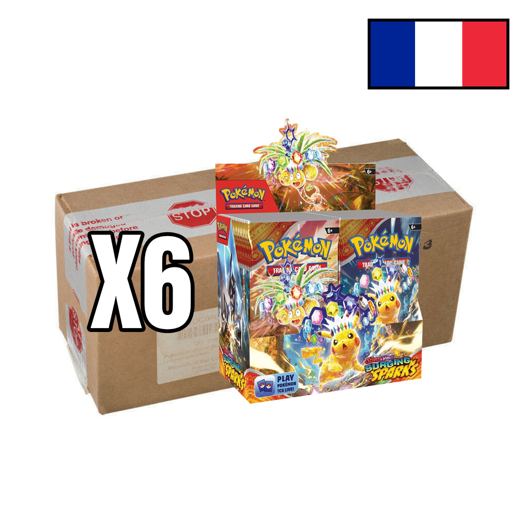 Pokémon - Etincelles Déferlantes EV08 - Case de 6 Display de 36 Boosters - FR