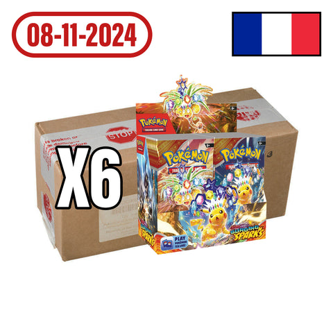 Pokémon - Etincelles Déferlantes EV08 - Case de 6 Display de 36 Boosters - FR