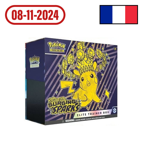 Pokémon - Etincelles Déferlantes EV08 - Coffret Dresseur d'Elite - FR