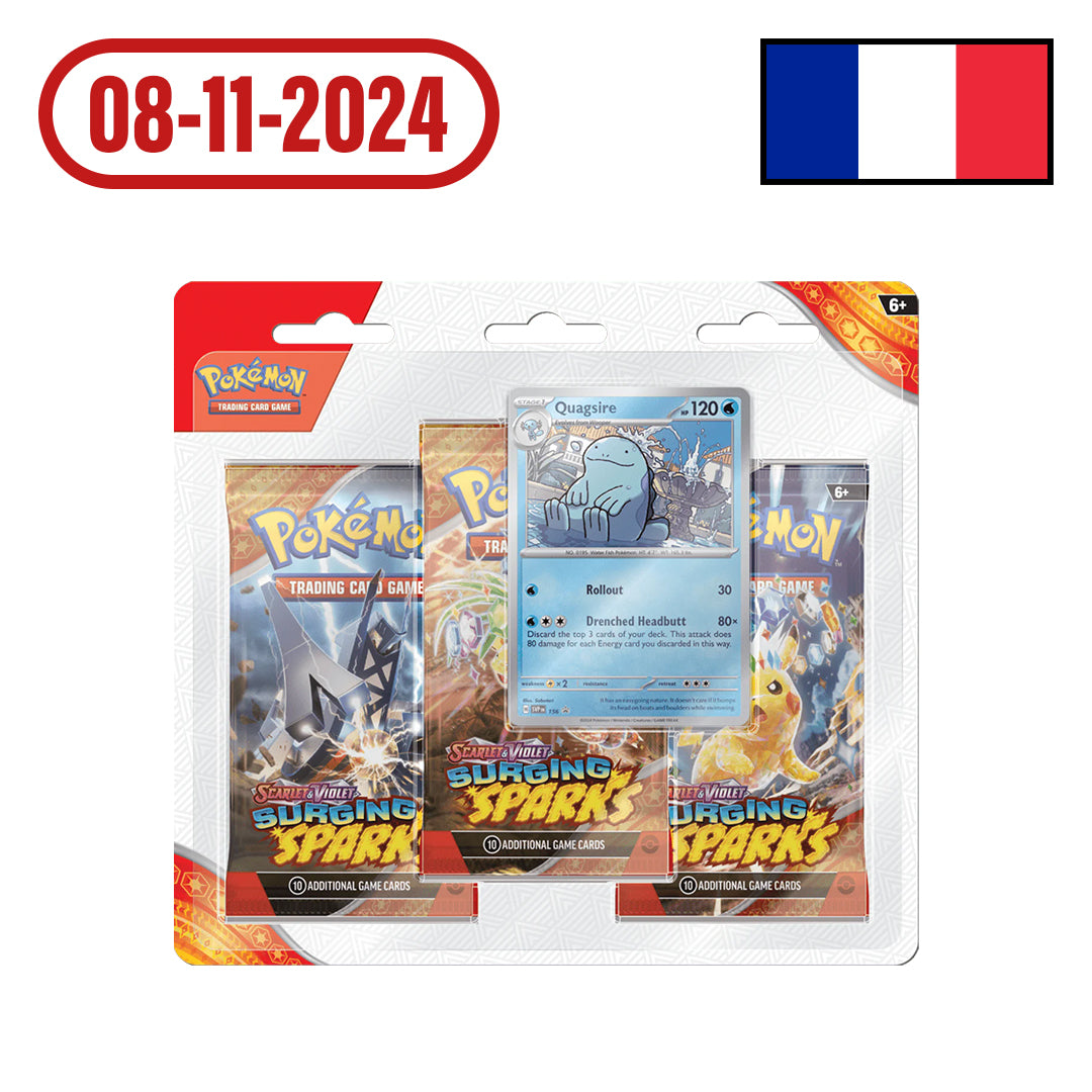 Pokémon - Etincelles Déferlantes EV08 - Tri-Pack Maraiste - FR