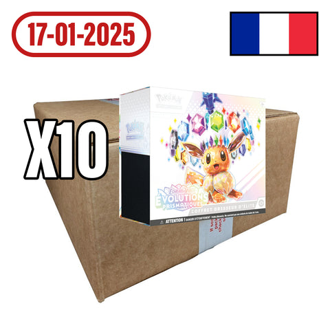 Pokémon - Evolutions Prismatiques EV8.5 - Case de 10 Coffrets Dresseur d'Elite - FR