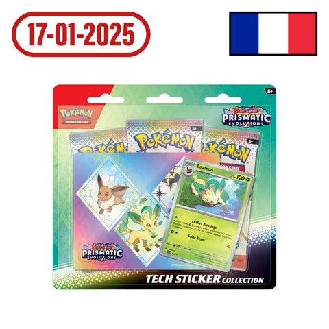 Pokémon - Evolutions Prismatiques EV8.5 - Collection Autocollant Phyllali - FR