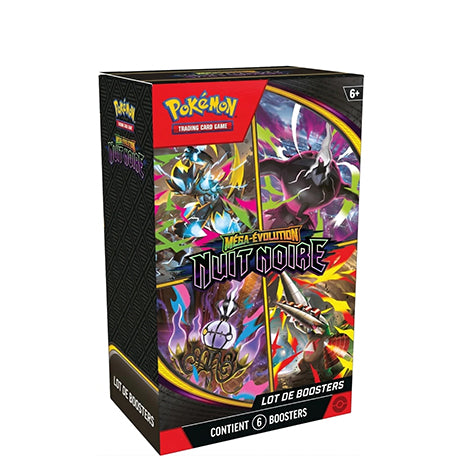Pokémon - ME05 - Bundle Boosters Nuit Noire (6) - FR